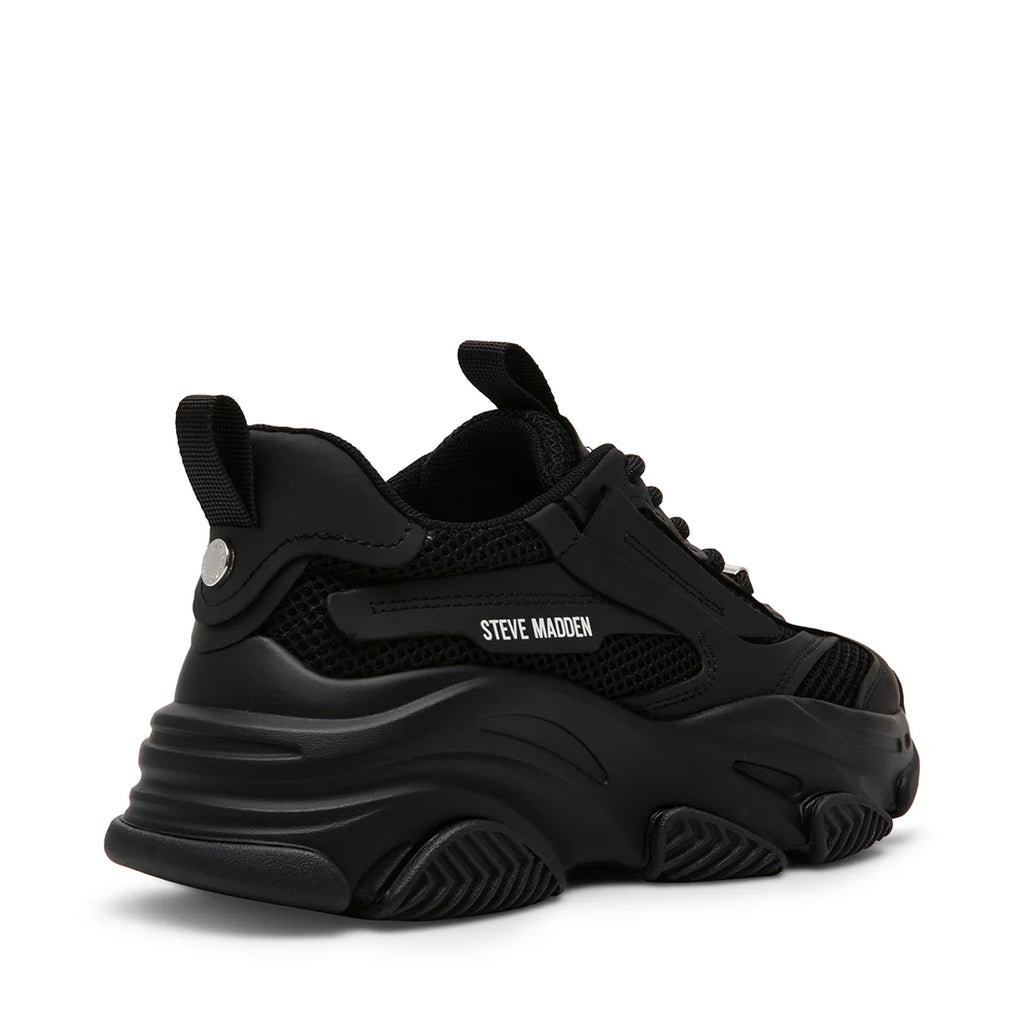 Women's Steve Madden Black Possession Athletic Shoes