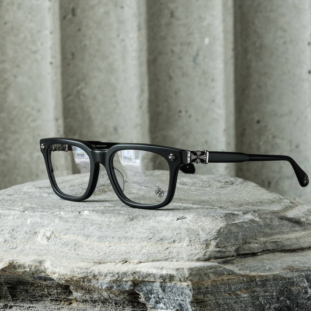 Chrome Hearts Transparent + Black Eye Frames