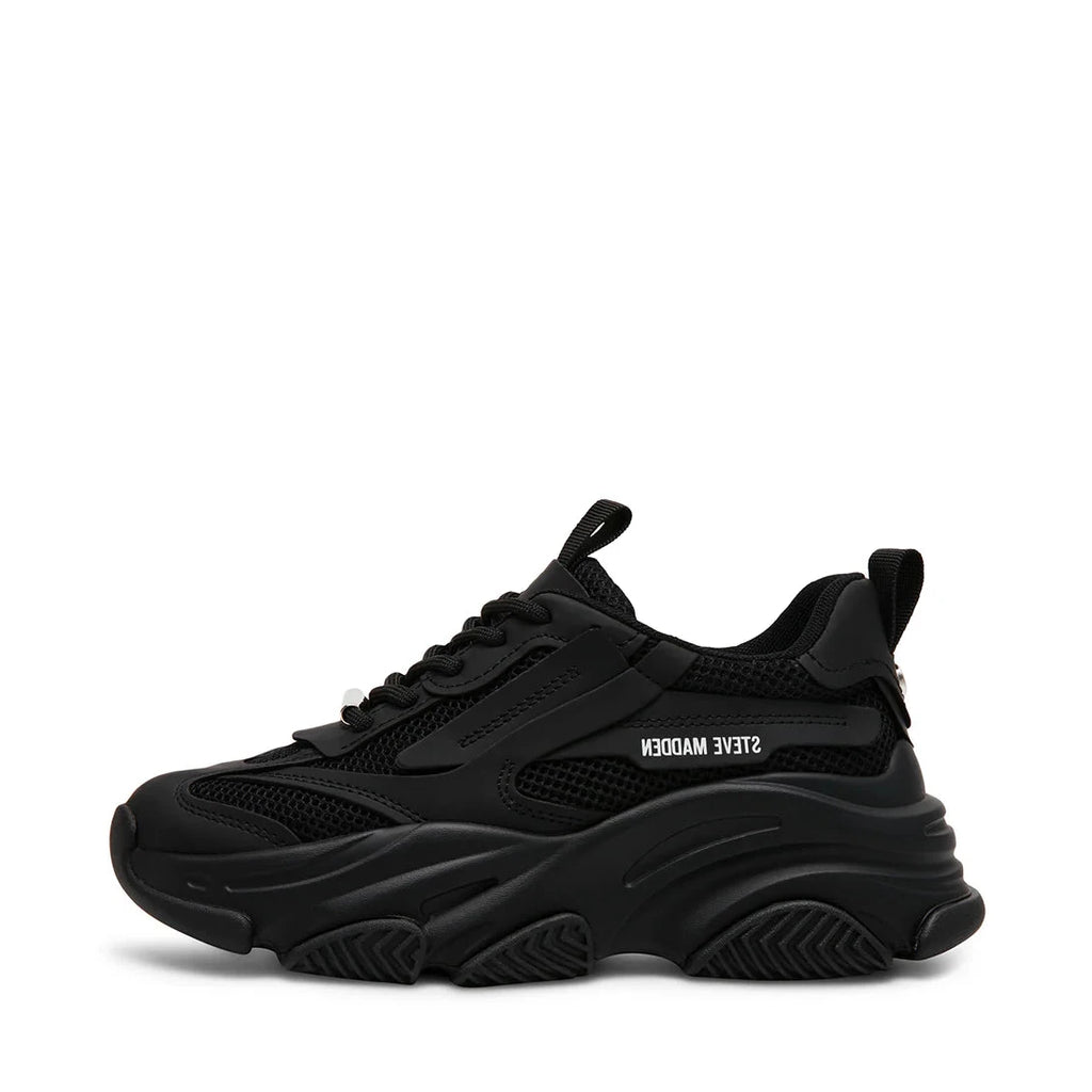 Women's Steve Madden Black Possession Athletic Shoes