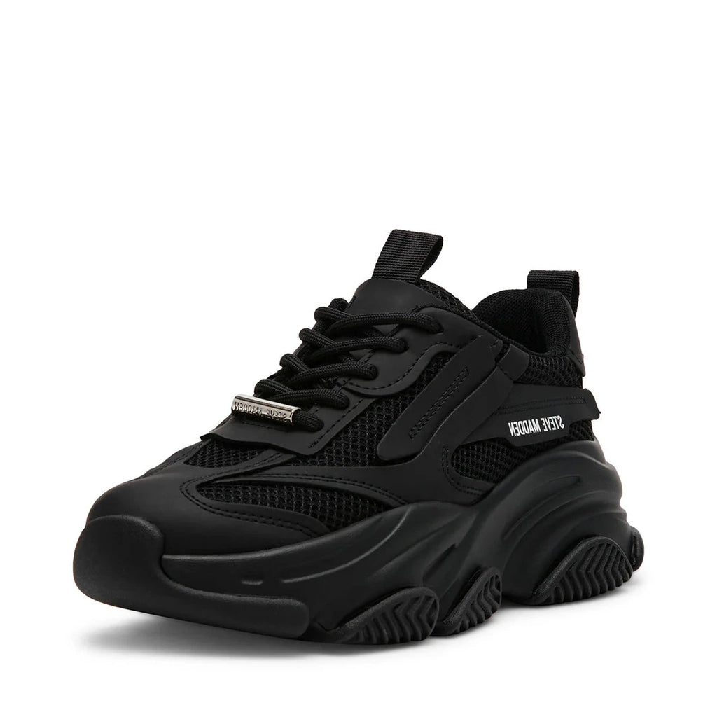 Women's Steve Madden Black Possession Athletic Shoes