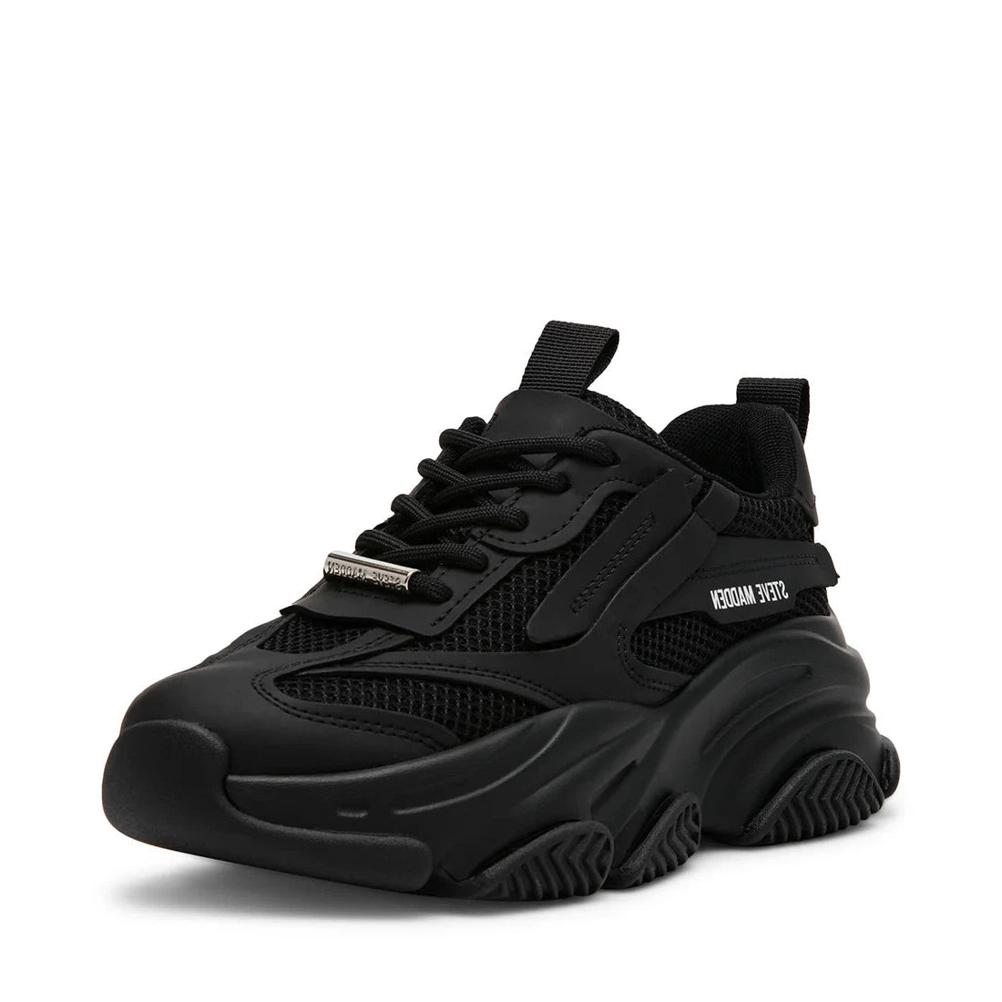 Women's Steve Madden Black Possession Athletic Shoes