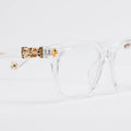 Chrome Hearts Cox Ucker Transparent Frames Clear & Gold