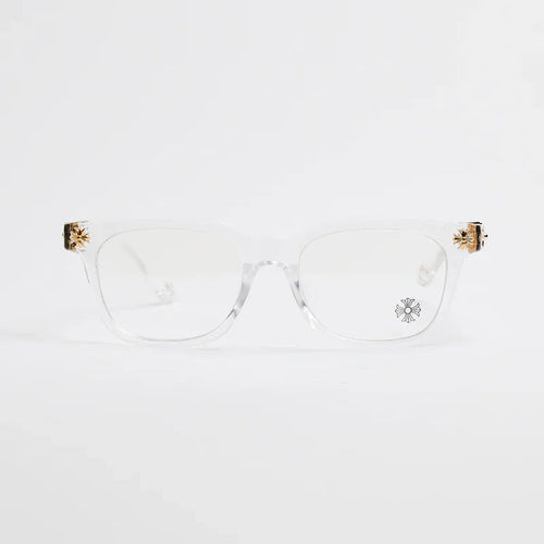 Chrome Hearts Cox Ucker Transparent Frames Clear & Gold