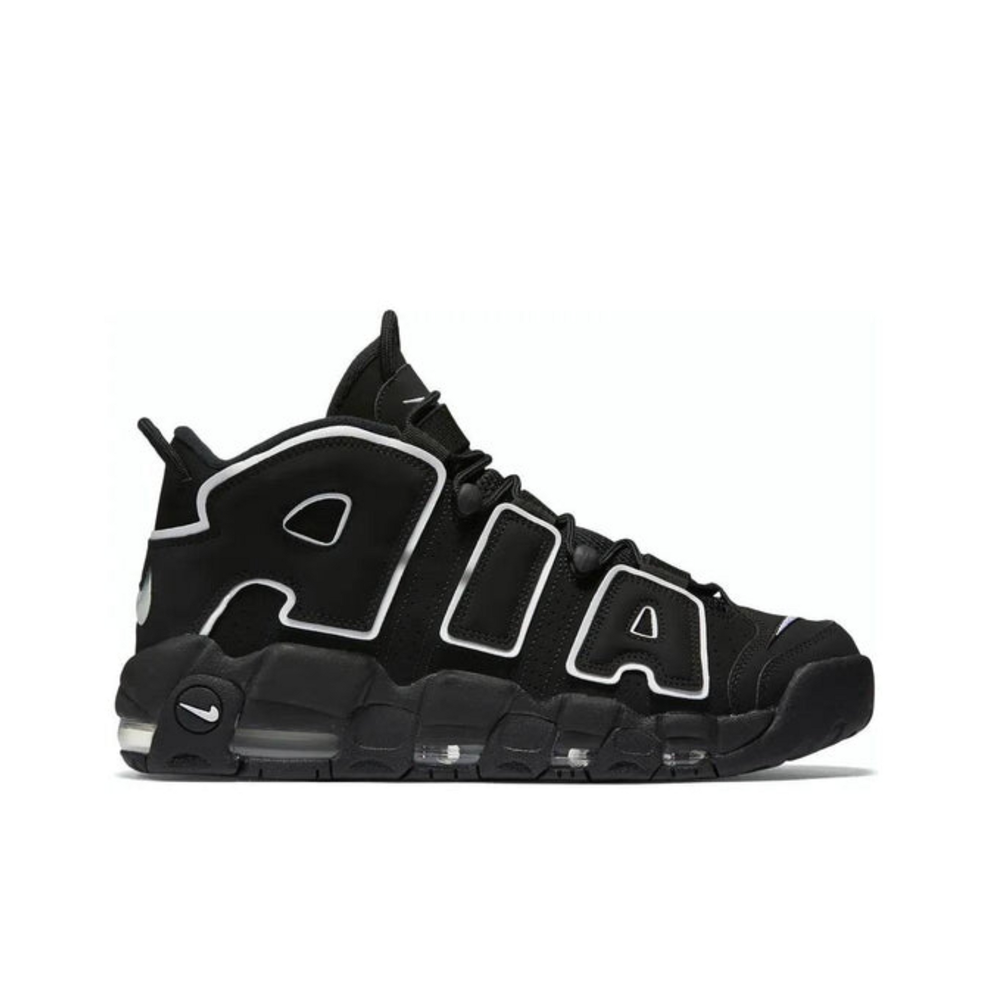 Nike Air More Uptempo, black and white. Desiger Estate