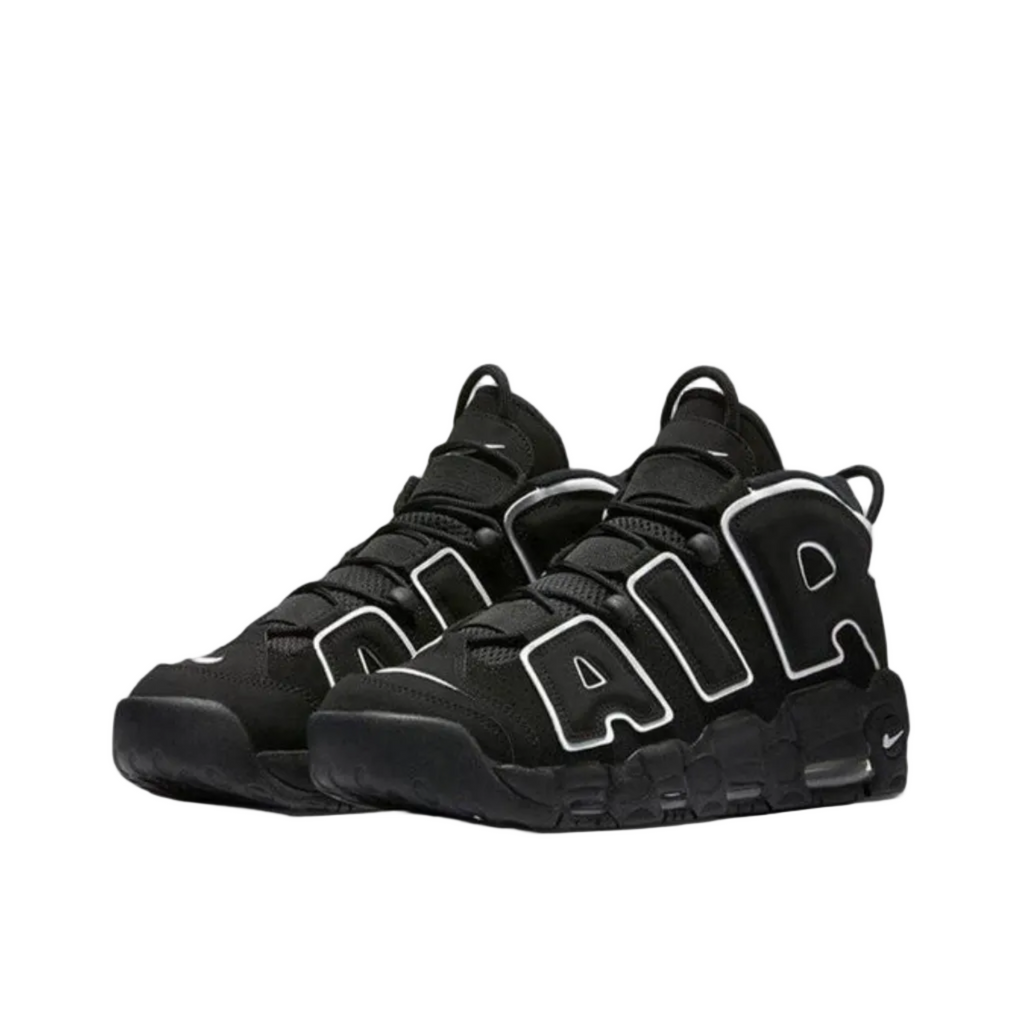Nike Air More Uptempo, black and white. Desiger Estate